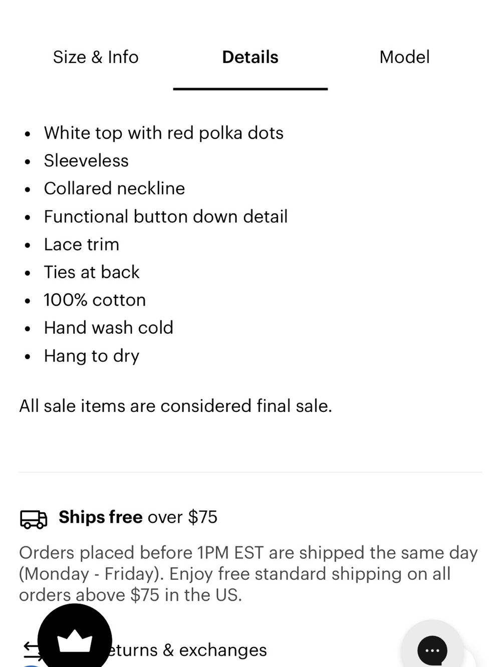 NWT Boutique Storia White & Red Polka Dot Blouse Top Size Small - Picture 7 of 15